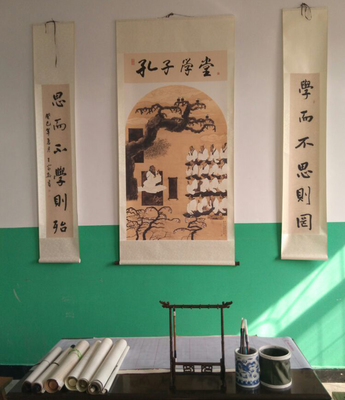 遼寧省遼陽縣柳壕鎮九年一貫制學校建孔子學堂 以國學經典滋養校園，讓書香浸潤學子心靈